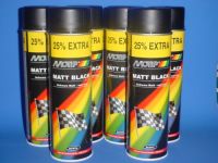 Motip Lackspray schwarz matt 500ml Spraydose (Beachten Sie unsere Staffelpreise)